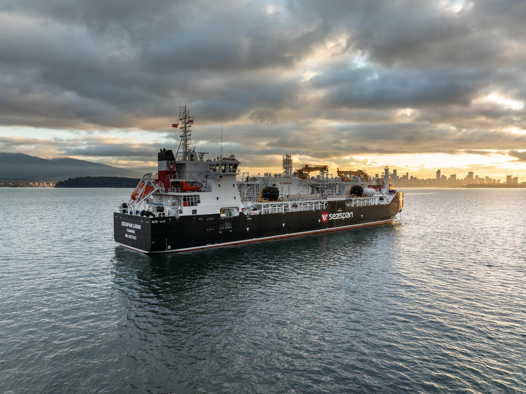 Seaspan Energy’s LNG bunkering vessel, Seaspan Lions