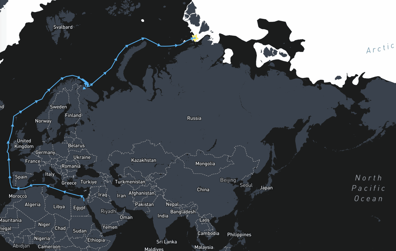 Sanctioned Suezmax Oil Tanker Navigates Russian Arctic Without Permit sanctioned-suezmax-oil-tanker-navigates-russian-arctic-without-permit
