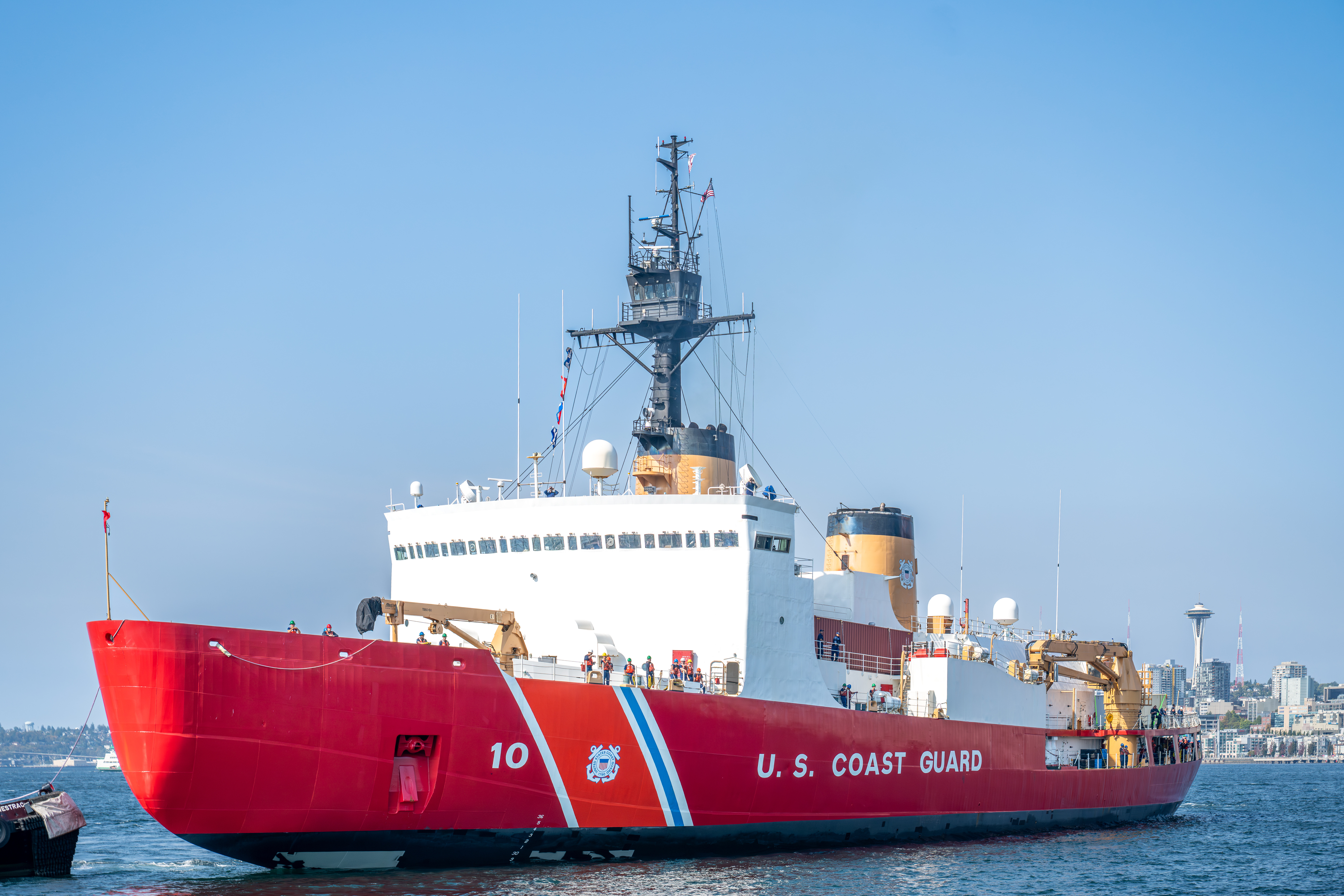 After 308 days away from its Seattle home port, the 49-year-old U.S. Coast Guard Cutter Polar Star (WAGB 10) and crew returned home, Sept. 23, 2025