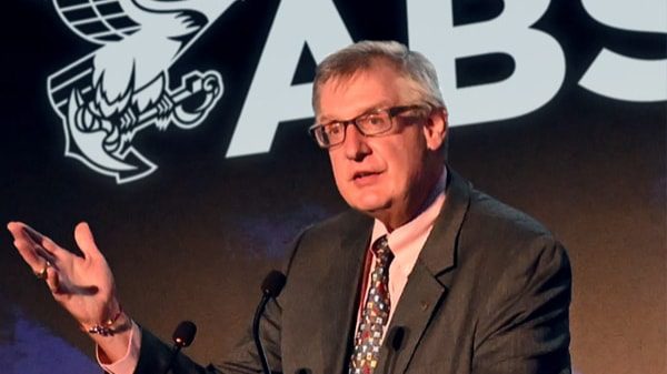 ABS Chief Officer Wiernicki on stage