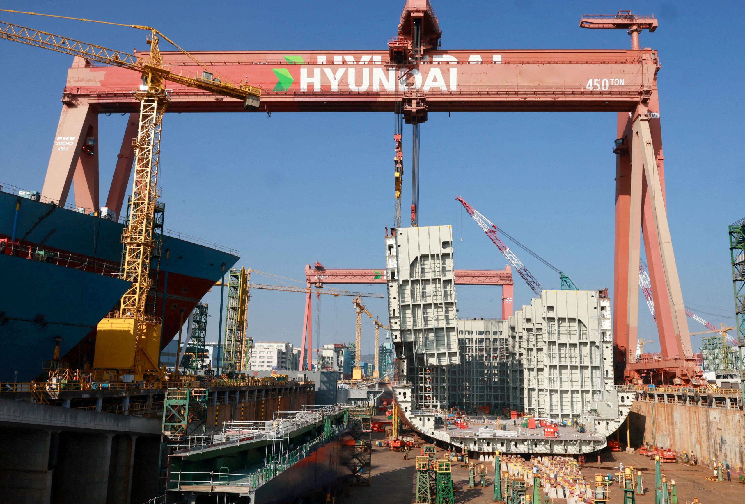 South Korea's shipbuilding sector woos Trump, offering carrot in tariff negotiations.