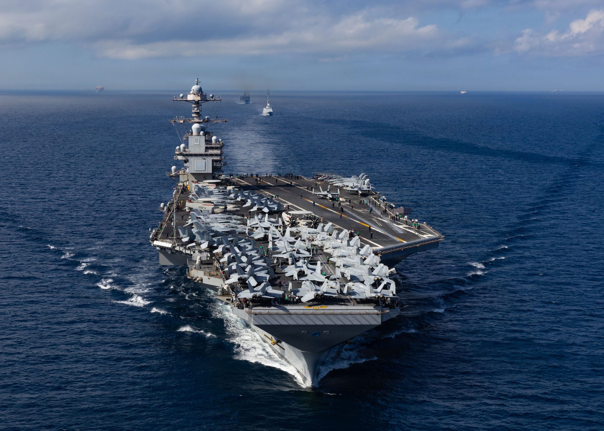 Trump Adds to Military Buildup in Caribbean With Ford Carrier Deployment