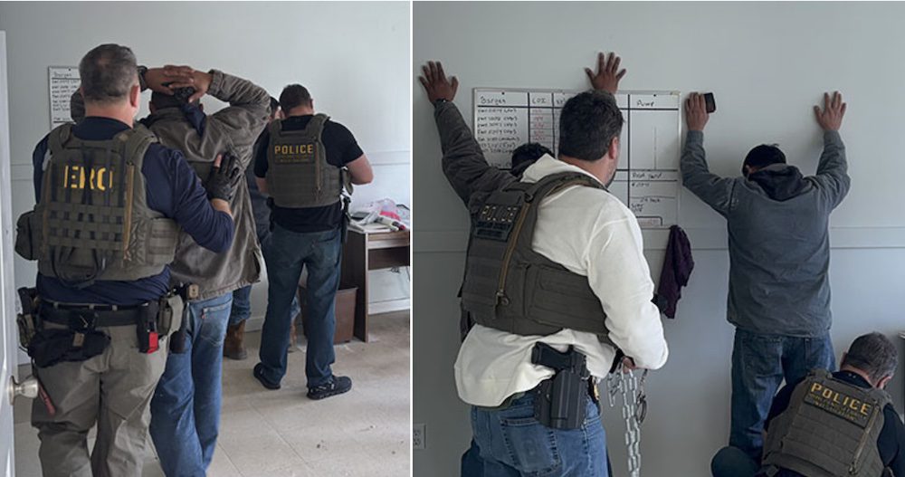 iCE raid at unidentified Louisiana shipyard