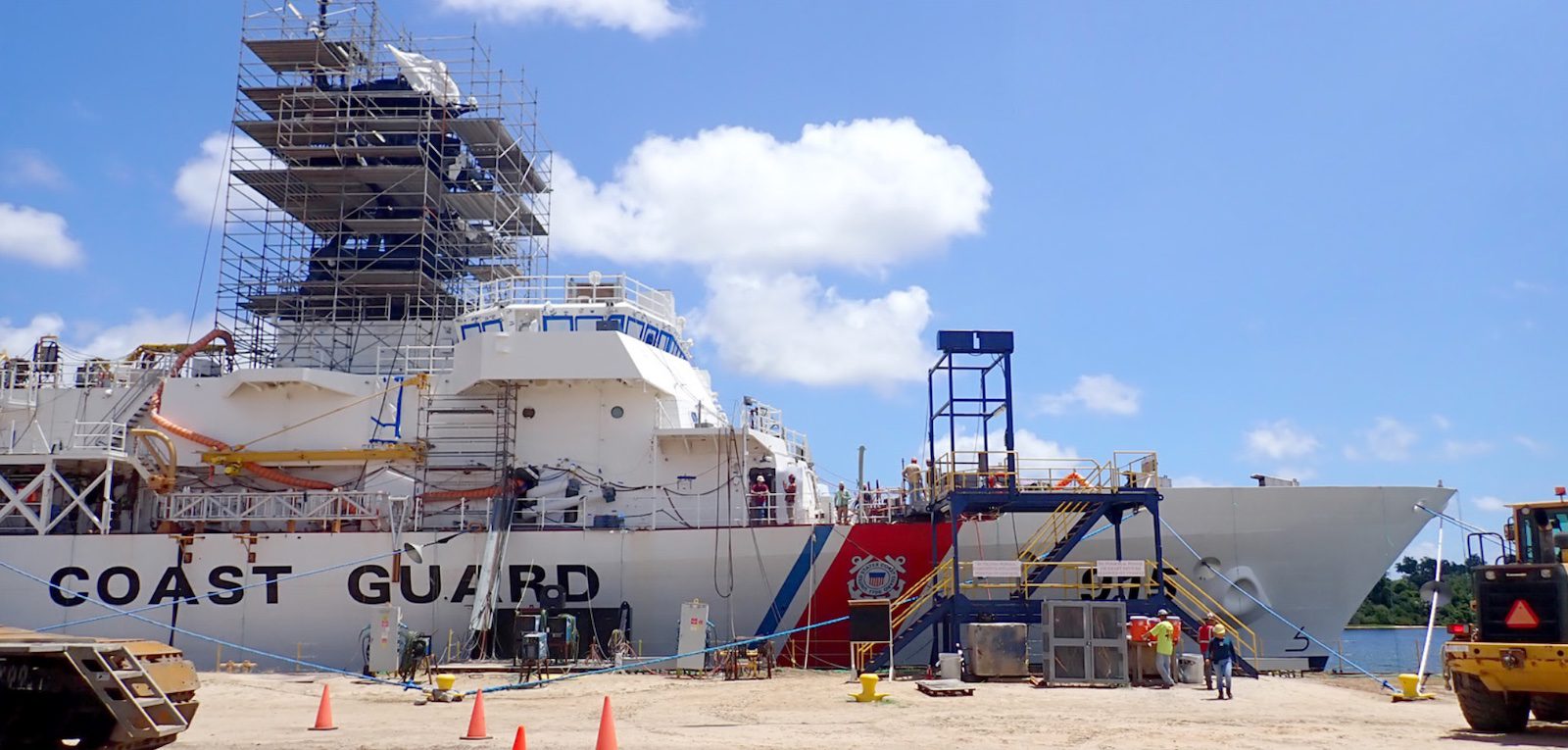 OPC 1 under construction at Eastern Shipbuilding
