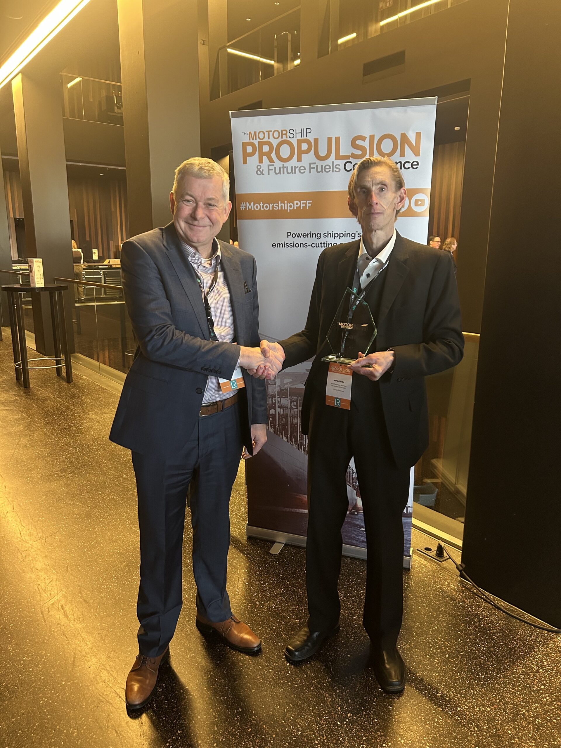 Thordon Bearings wins 2025 Motorship award for T-BOSS® Sterntubeless ship design