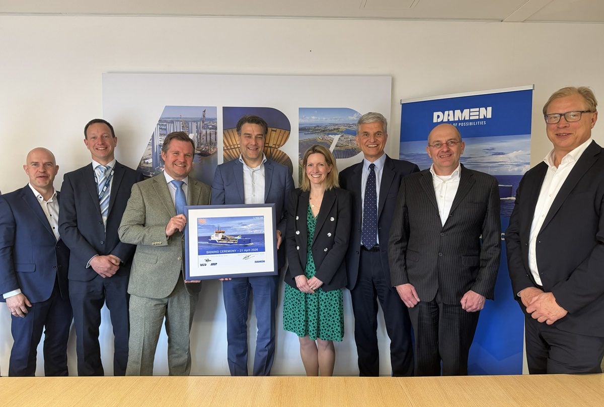 Damen and UK Dredging sign contract for advanced TSHD