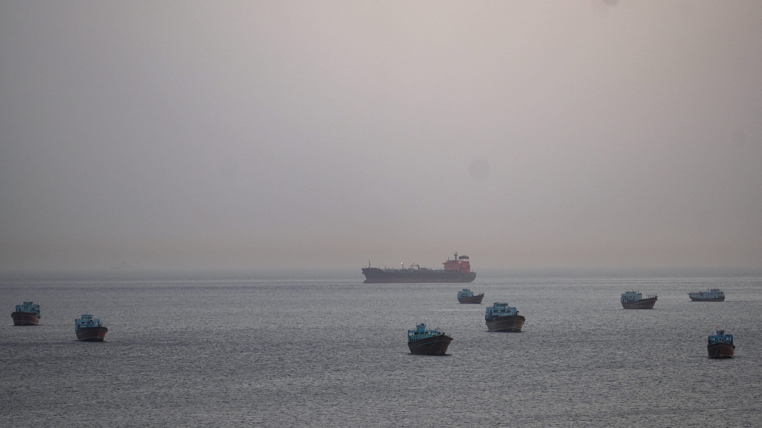 Ships and boats in the Strait of Hormuz, Musandam