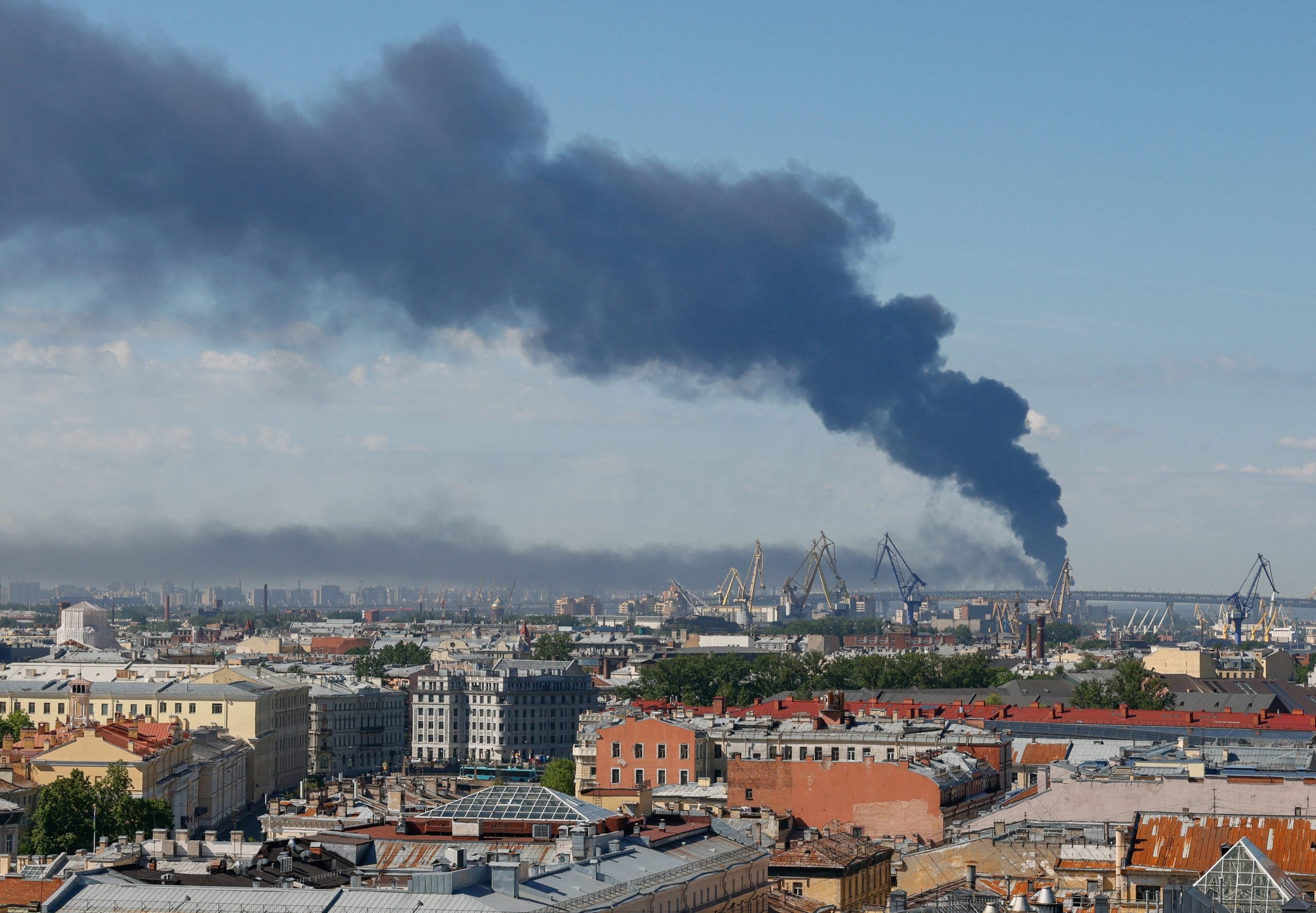St Petersburg Oil Terminal Hit In Major Ukrainian Drone Attack
