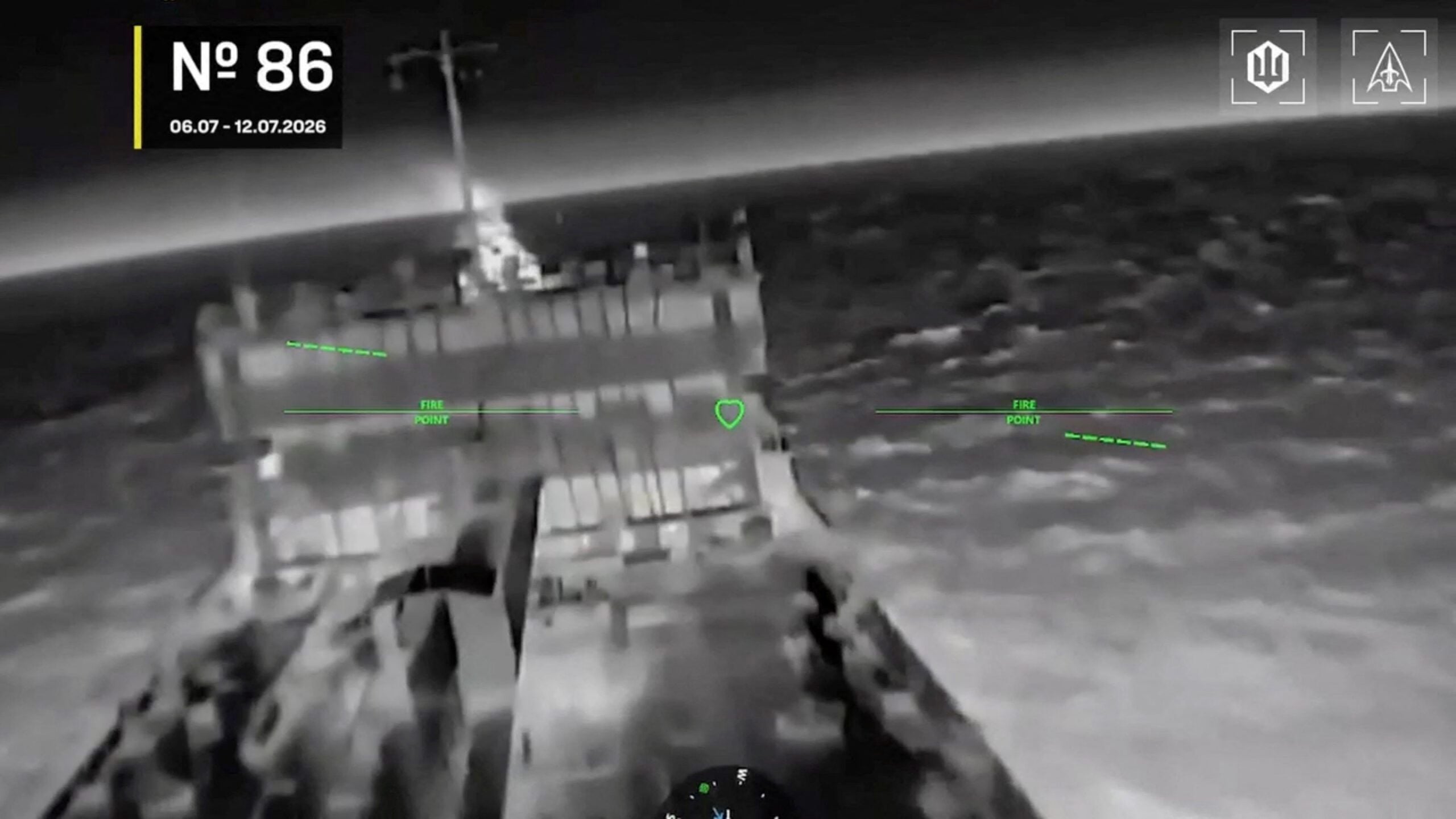 Ukraine releases drone footage of attacks on Russian vessels