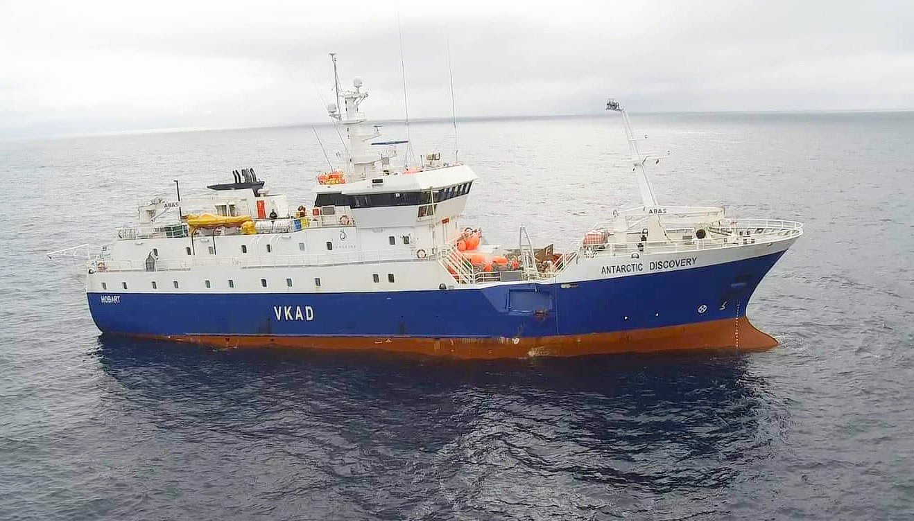 Figure 1: F/V Antarctic Discovery at sea