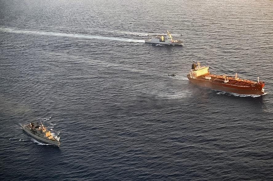 Italian-led EU force boards sanctioned tanker from Russia's 'shadow fleet' in Mediterranean