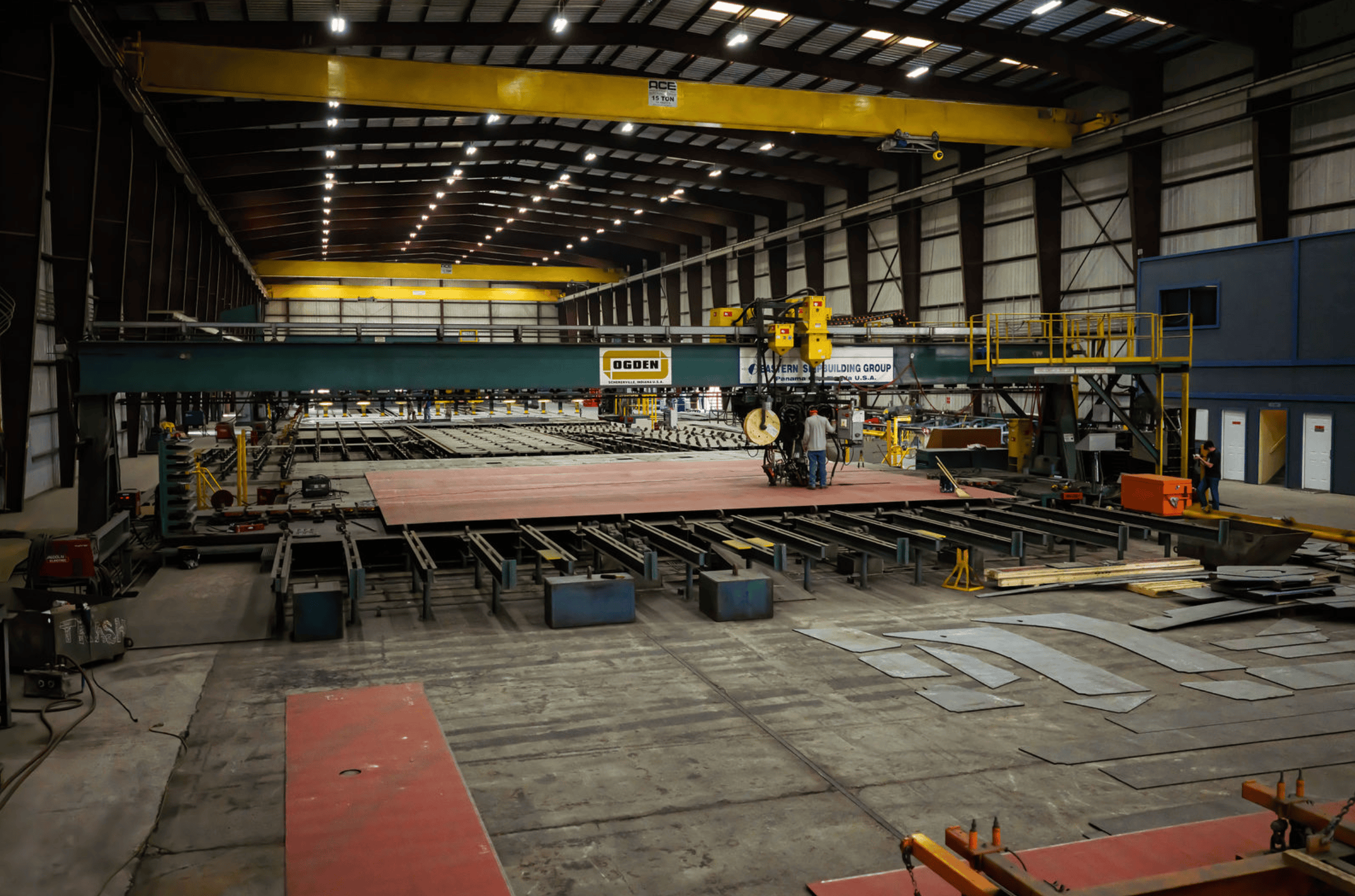 Eastern Shipbuilding Group and Washington State Celebrate Steel Cutting of New Hybrid-Electric Ferry