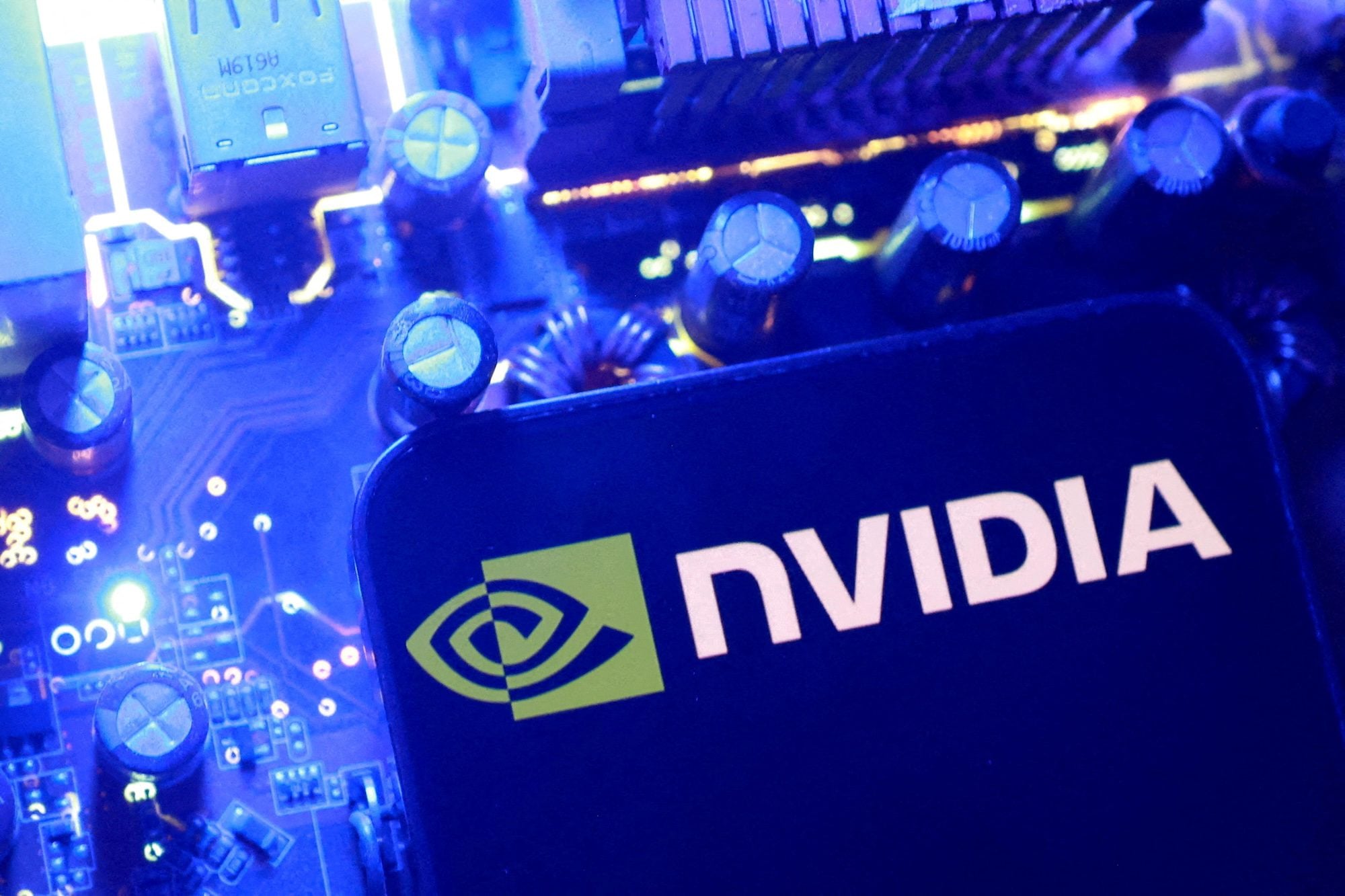 FILE PHOTO: Nvidia logo is seen in this illustration