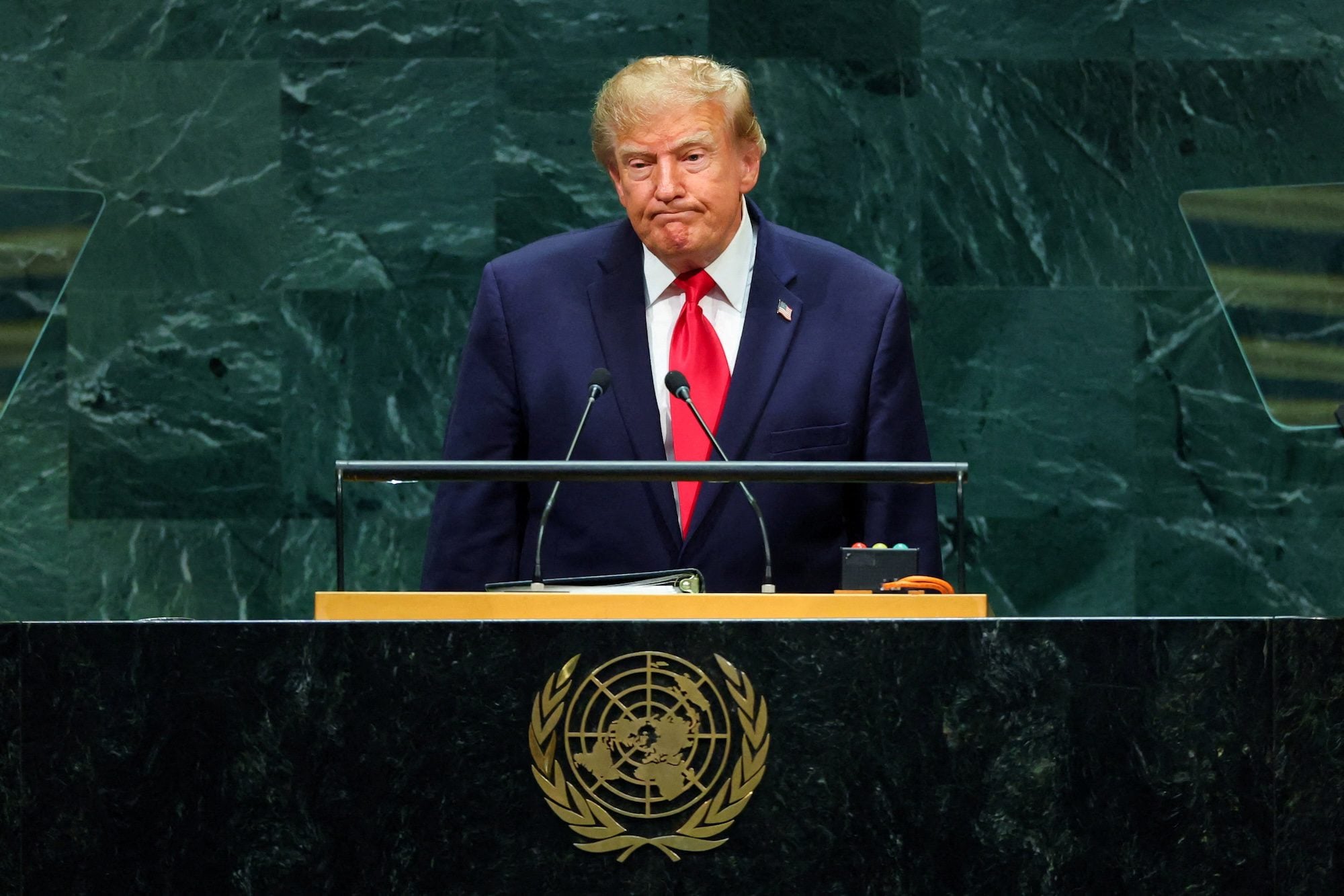 US President Donald Trump addresses the 81st United Nations General Assembly at UN headquarters in New York City, US, September 22, 2026