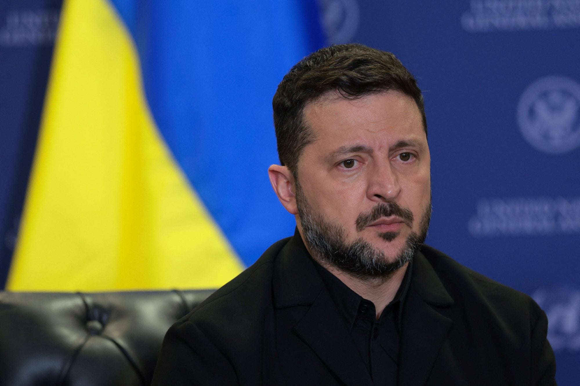 Ukraine's President Volodymyr Zelenskiy participates in a meeting with US President Donald Trump during the 81st United Nations General Assembly (UNGA) in New York City, US, September 22, 2026