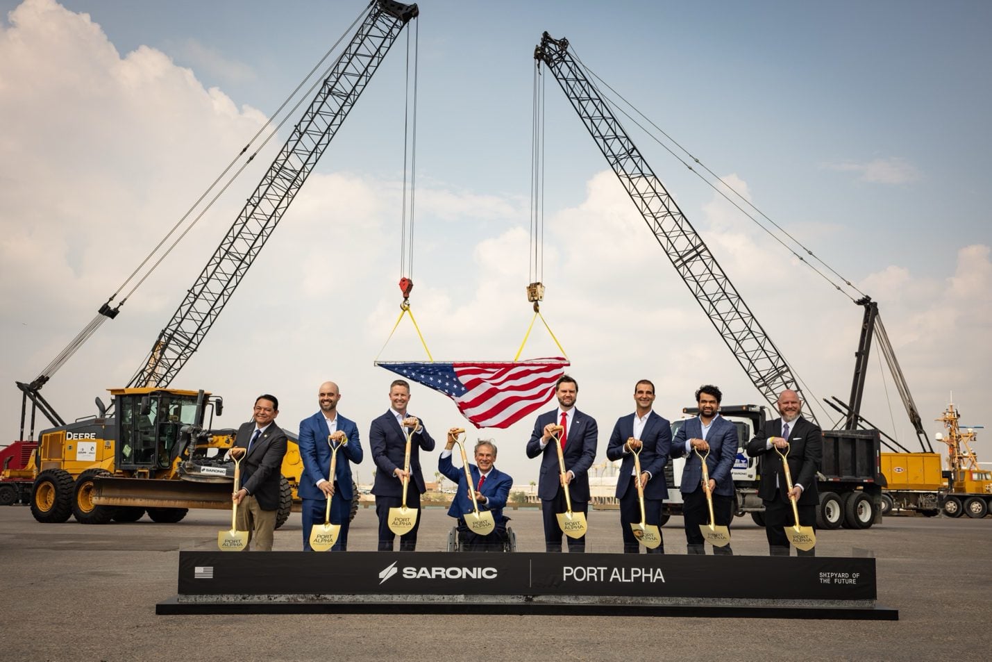 Saronic breaks ground on its next-generation shipyard, Port Alpha