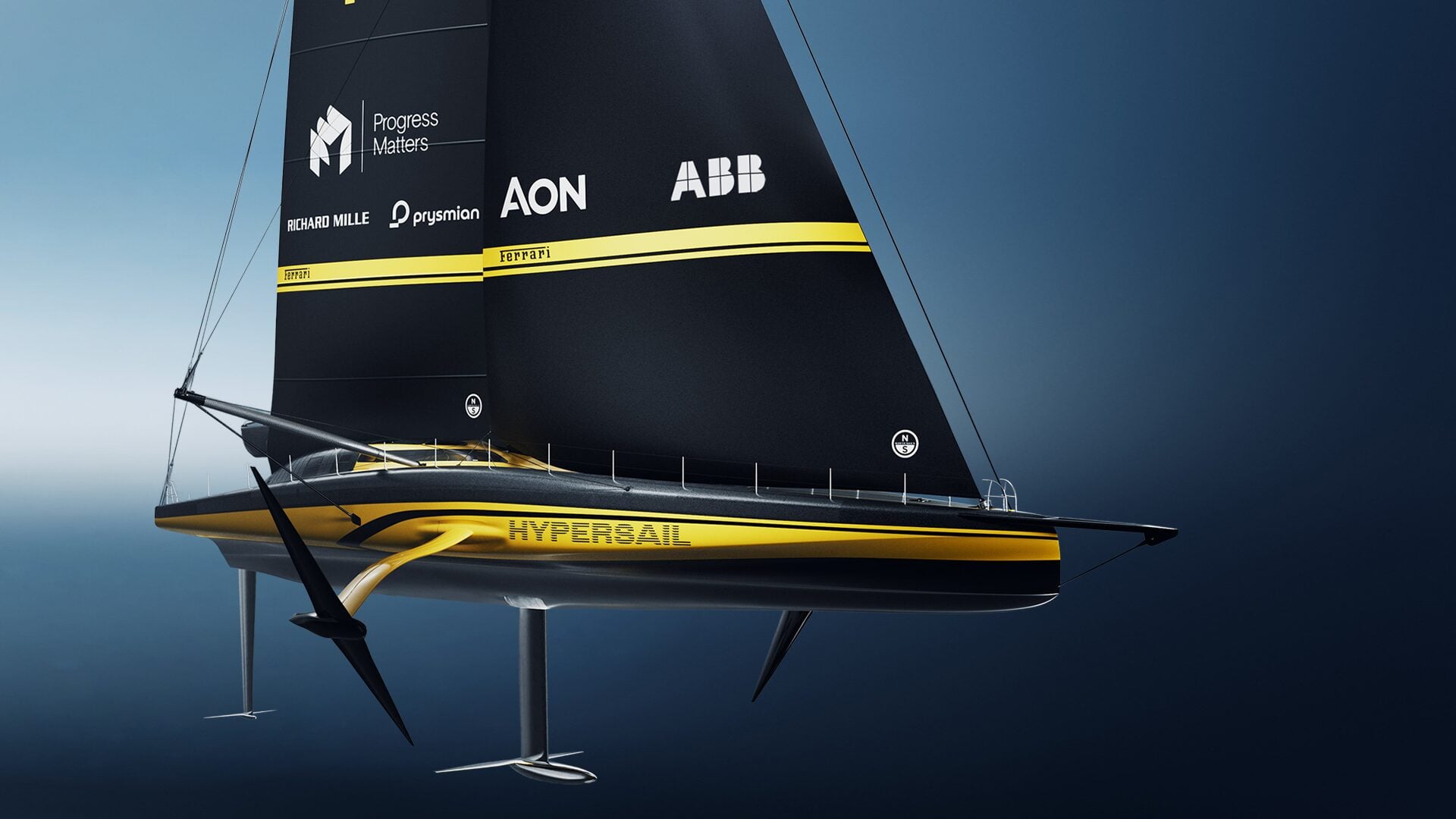 ABB joins forces with Ferrari Hypersail to take Direct Current to new horizons 