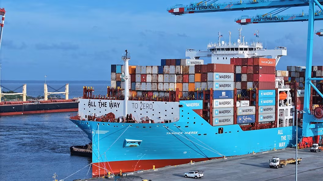 Tangier Maersk at the Port of Mobile