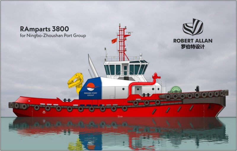 New RAmparts 3800 Ship-Handling/Fire-Fighting 2 Tug Design for Ningbo Port